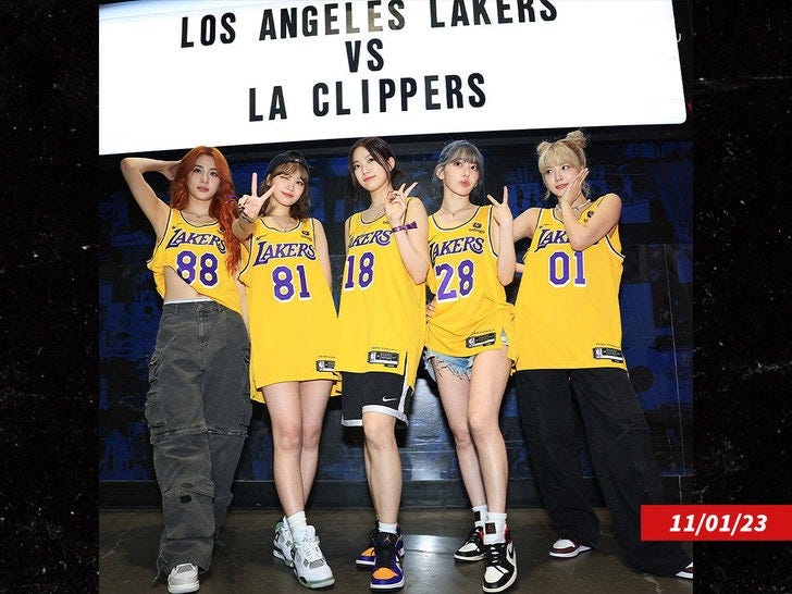 Le Sserafim チェウォンレイカーズユニフォーム When LE SSERAFIM Met the Lakers: K-pop's Slam Dunk into Western