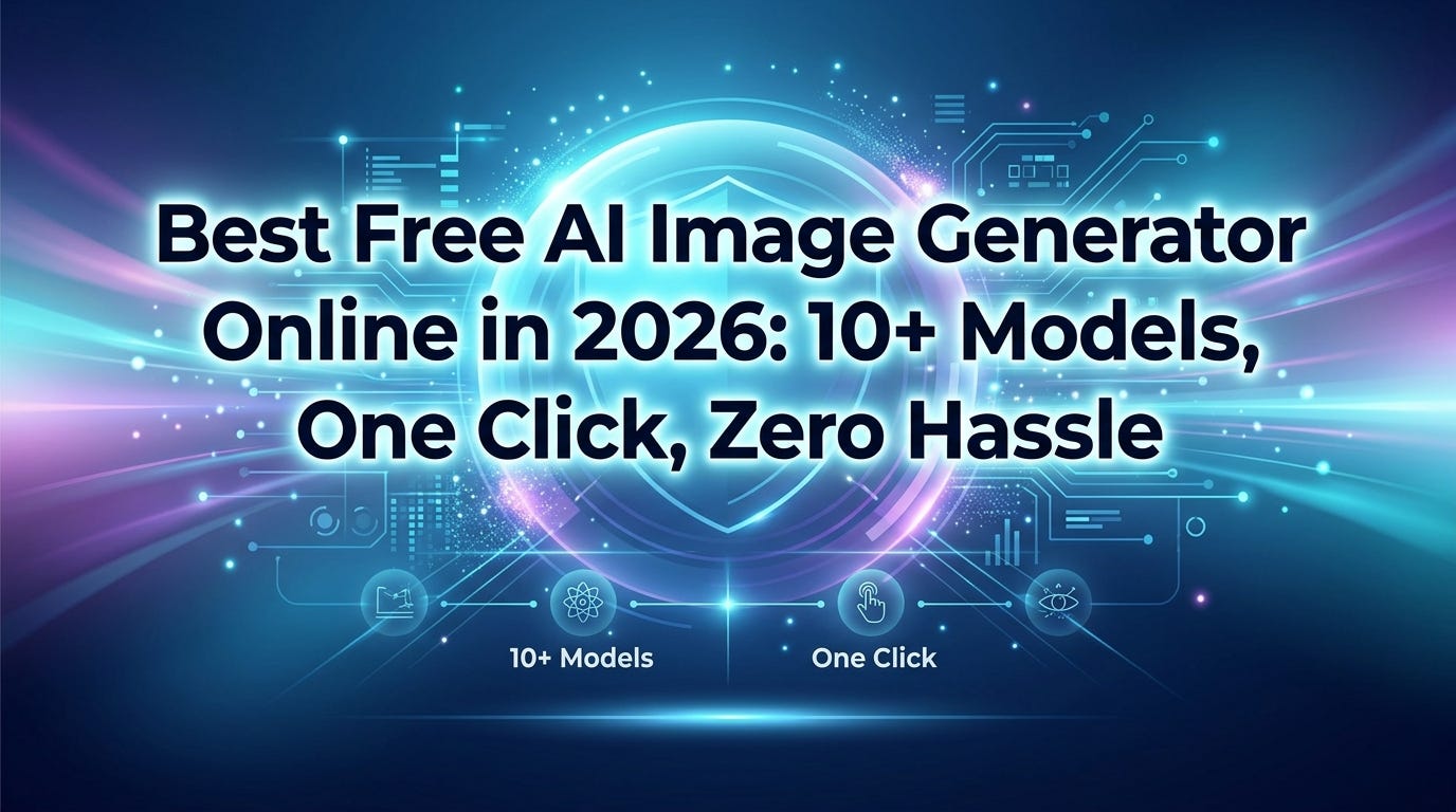 Best Free AI Image Generator Online in 2026: 10+ Models, One Click, Zero  Hassle | by WaveSpeedAI | Mar, 2026 | Medium
