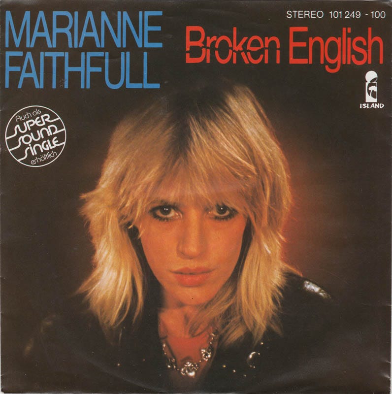 Music Women. Marianne Faithfull; Broken English… | by Jan Bossing
