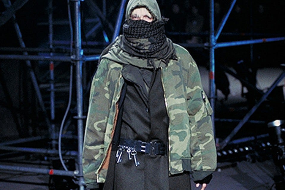 Showback: Raf Simons FW 2001 Was The Show That Foretold 7/11 | by