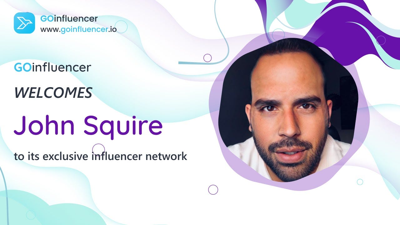 GOinfluencer welcomes John Squire to its exclusive influencer network | by  GOinfluencer | Medium