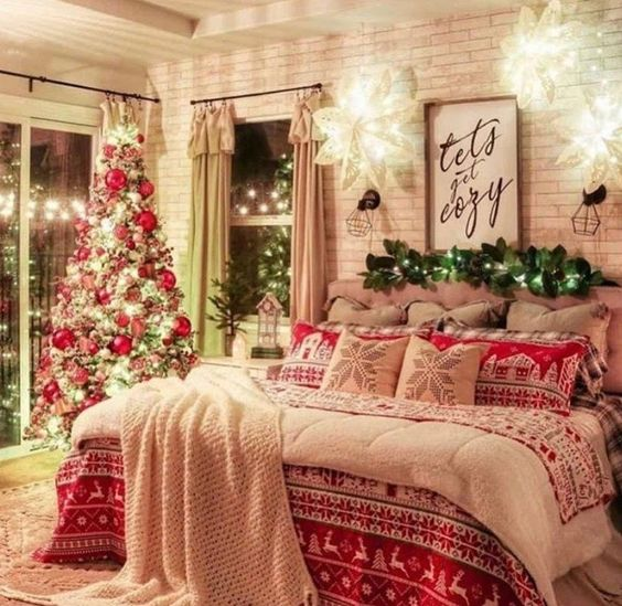 Christmas Decorated Bedrooms: Cozy Ideas to Spark Holiday Joy