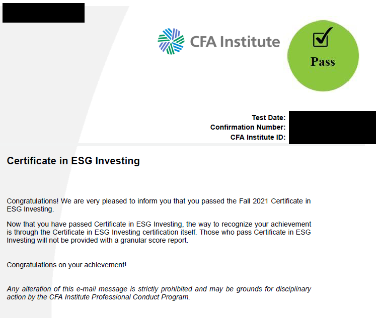 我考取CFA ESG 和GARP SCR專業資格的親身經歷（附考試技巧