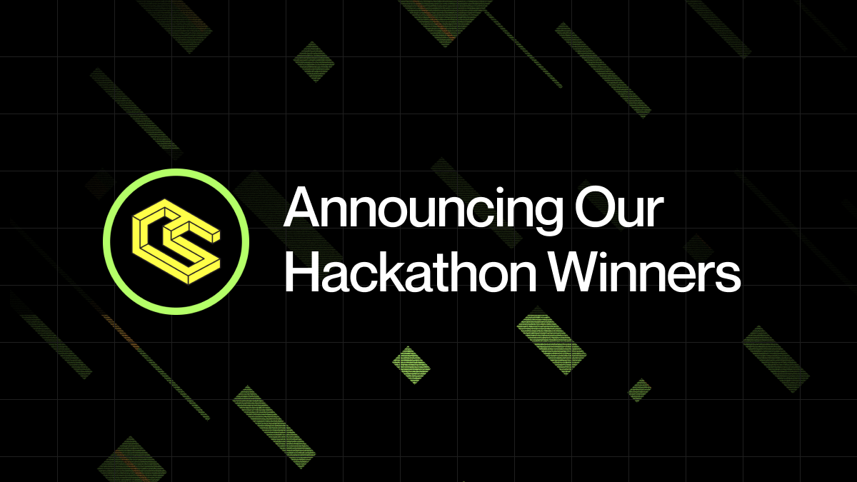 Announcing Our Hackathon Winners