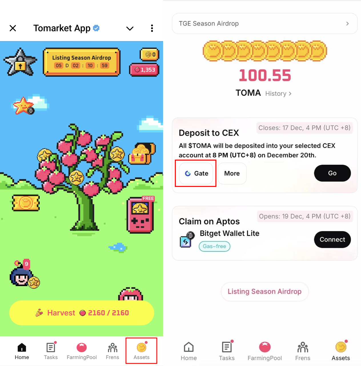 How to Pre-deposit TOMA to Gate.io | by Tomarket.ai | Medium