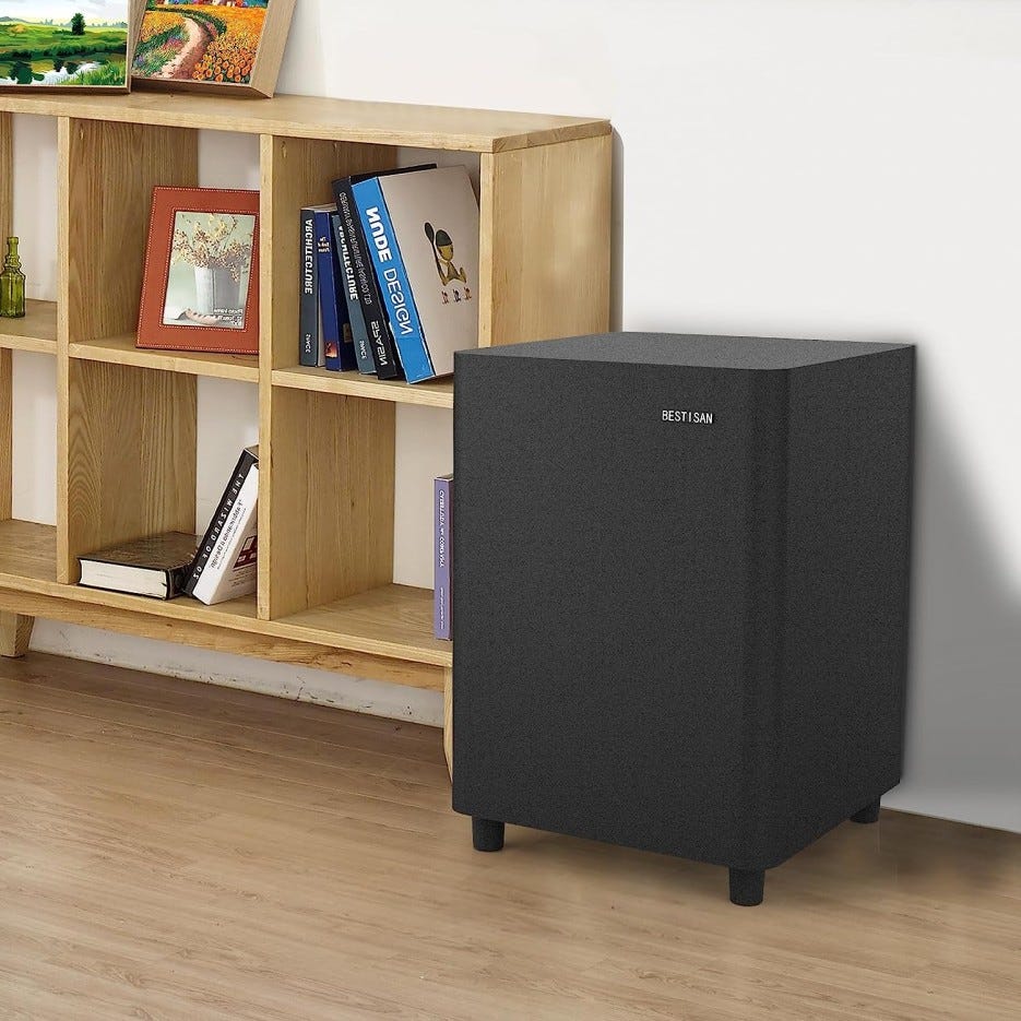 BESTISAN Powered 6.5'' Home Audio サブウーファー, Deep Bass