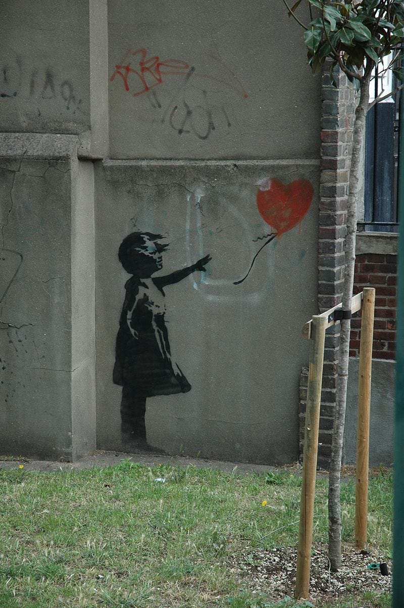 A Critique of Banksy — Zeitgeist of the Modern Age | by Brad Plizga | Medium, image size:800x1203