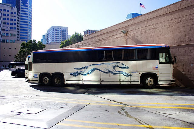 Riding the Greyhound from San Diego to Las Vegas | by Dewan Gibson | The  Billfold | Medium