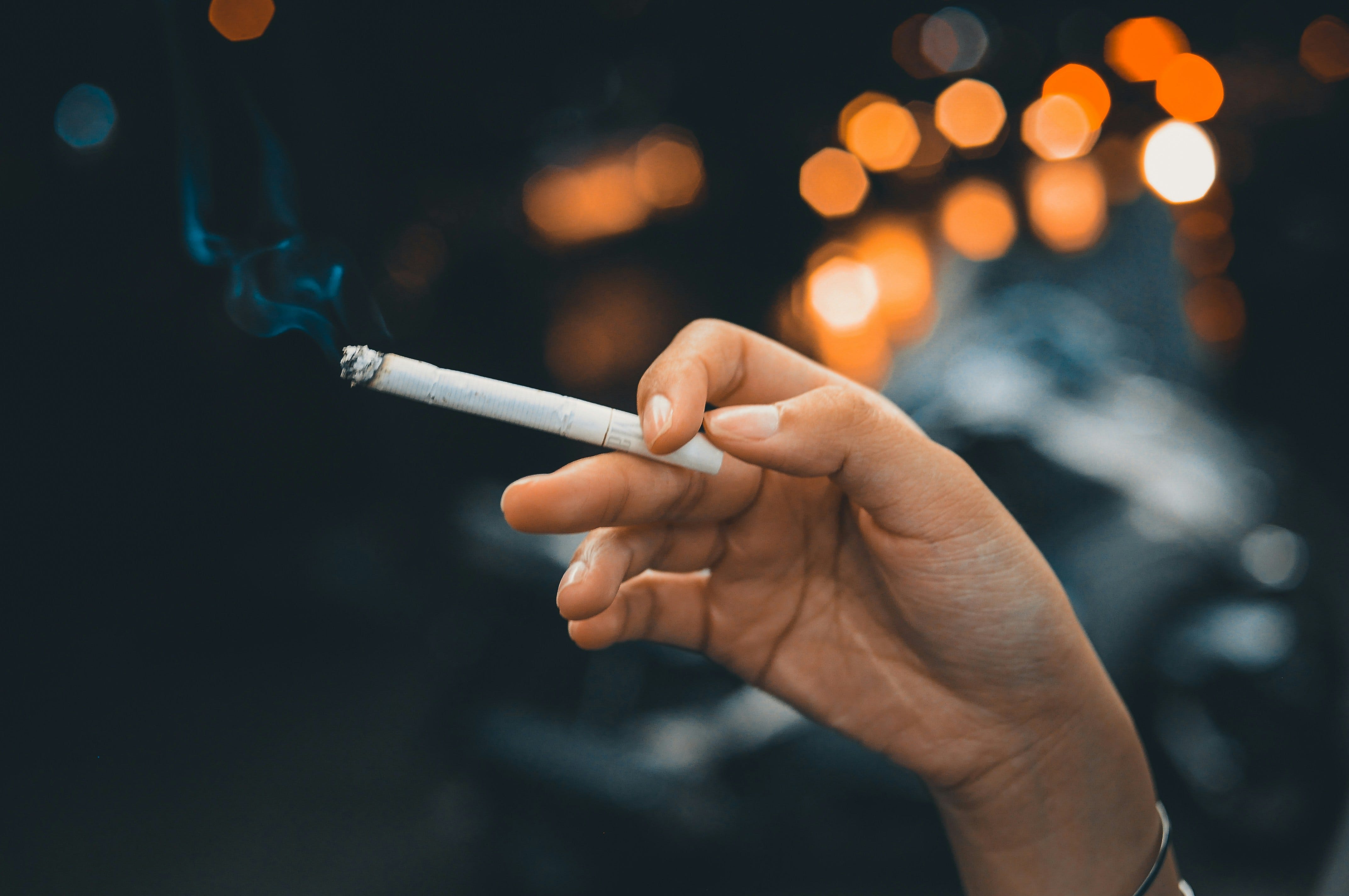 cigarettes positive effects Each cigarette reduces 20 minutes of life