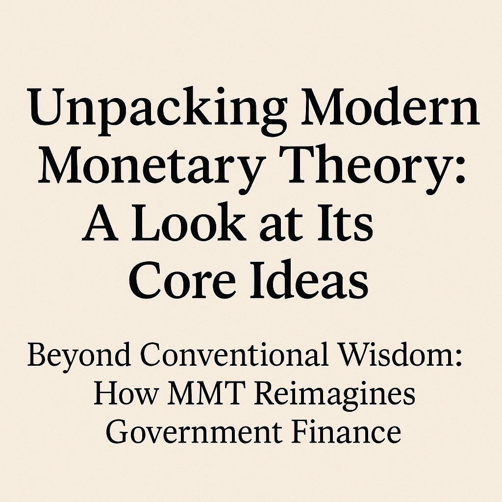Unpacking Modern Monetary Theory: A Look at Its Core Ideas | by Oscar,Sr  Sarmiento | Medium