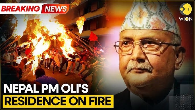 Nepalese Protesters Burn Down PM's Residence | by Everclear | Sep, 2025 |  Medium