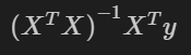 OLS Matrix Formula, Image by author