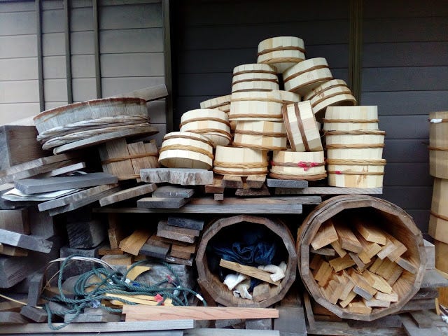 Learning about wood bucket (oke桶) in Kumano Kodo | by Satoyama 