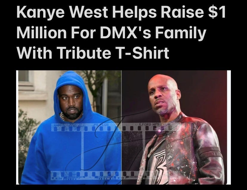 kanye west balenciaga dmx shirt