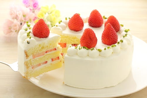 ショートケーキのオリジナルはアメリカ. こんにちは。ケーキにクッキー