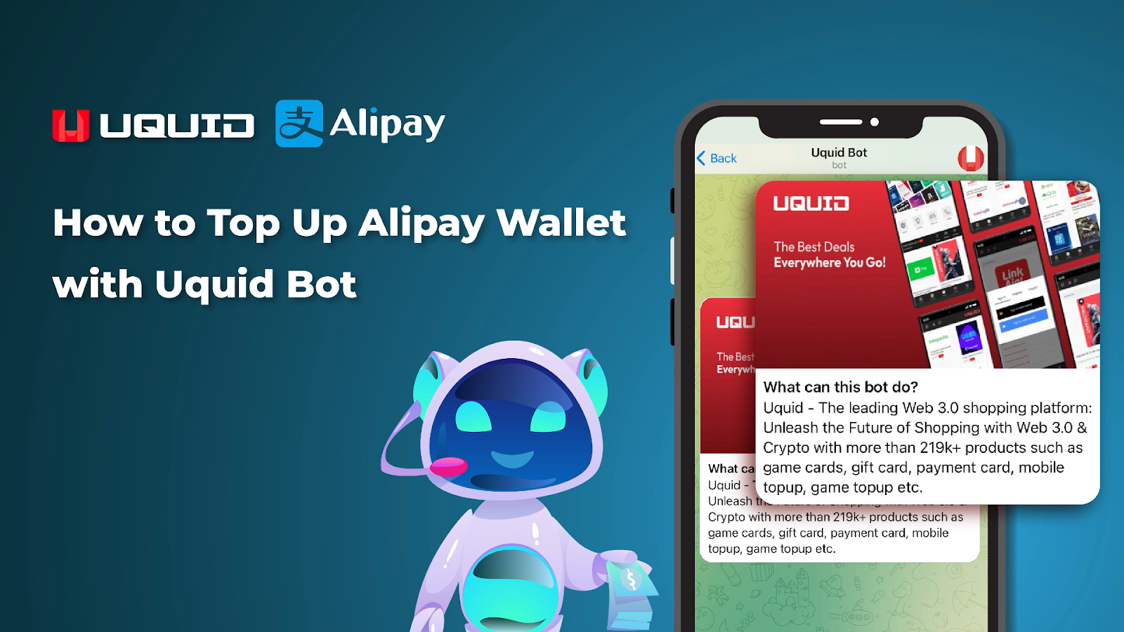 How to Top Up Your Alipay Wallet with Crypto Using @UquidBot on Telegram |  by Uquid | Medium