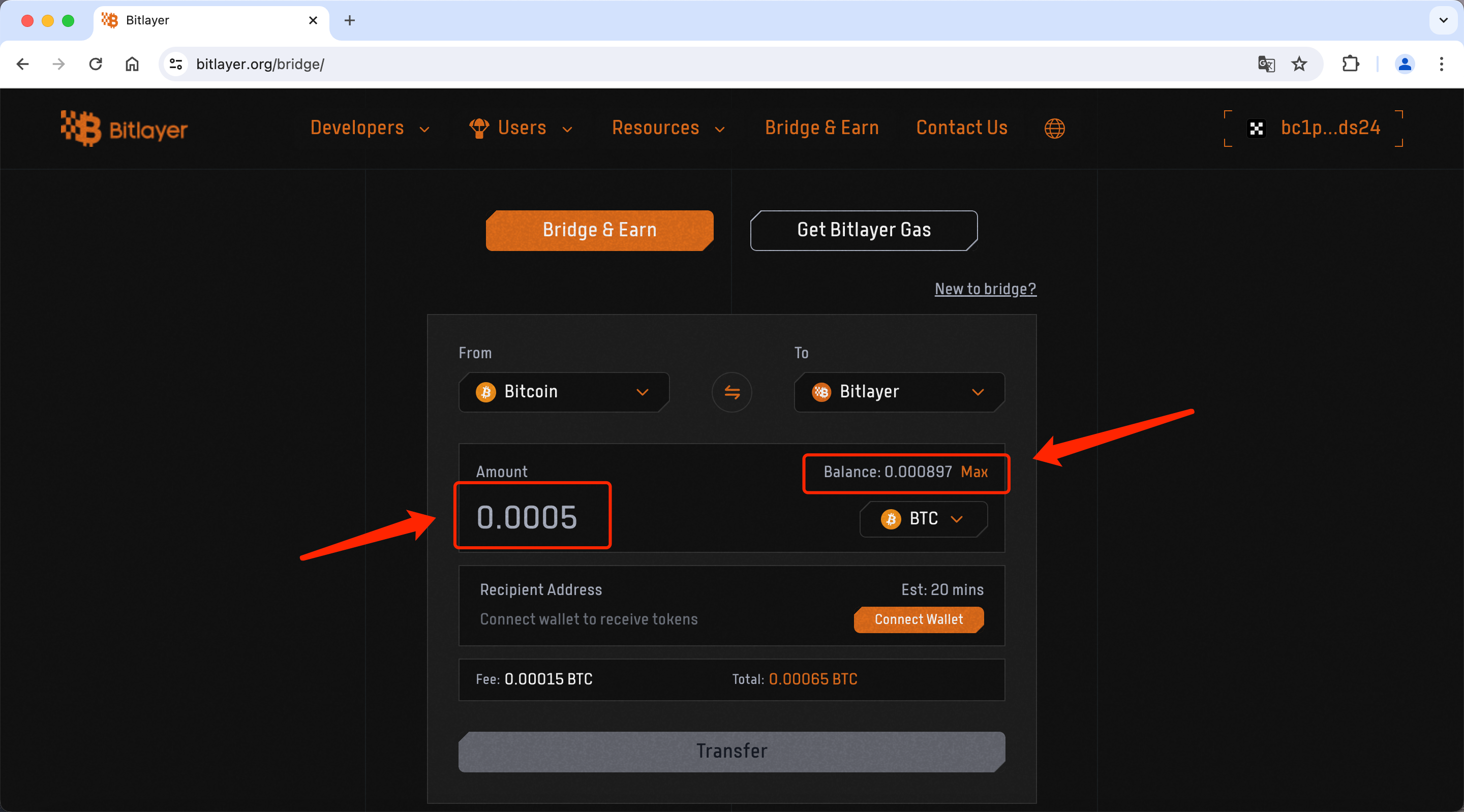 Bitlayer Official BTC Bridge Guide for Cross-Chain Inbound Transfers -  Bitlayer - Medium