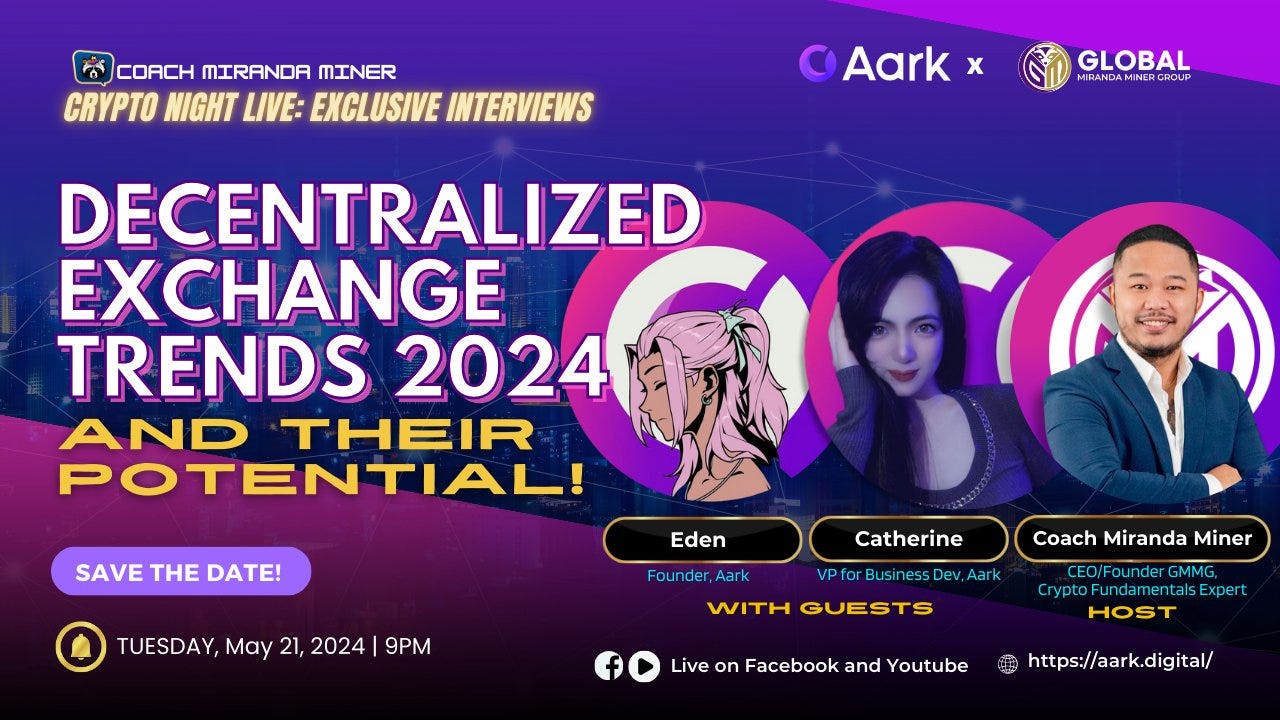 The Rise of Decentralized Exchanges: Insights from the AMA with Coach  Miranda | by All-in-One Crypto Perp-Dex | Medium