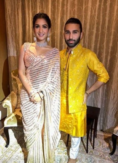 Radhika Merchant Dons A Sequin Saree Worth Rs. 2.7 Lakhs, Nita Ambani's  Saree Is Worth Rs. 1 Lakh | by Aashima Talwar | BollywoodShaadis | Medium