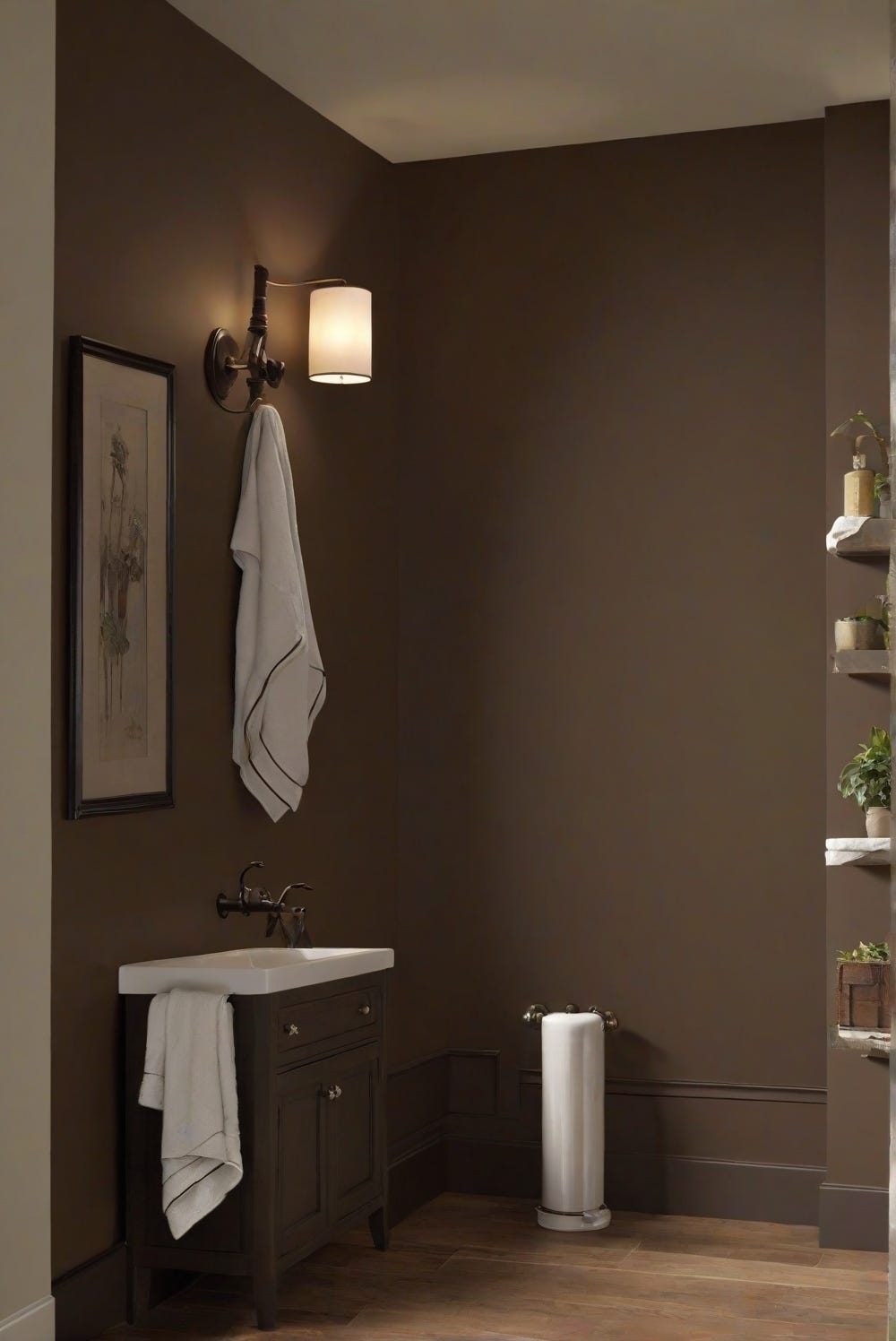 How to Decorate a Dark Brown Bathroom: Stunning Design Ideas