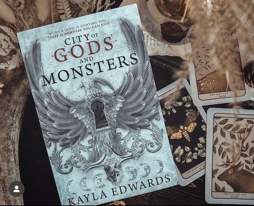 Kayla Edwards City of Gods and Monsters Review: A New Urban Fantasy  Obsession is Born | by Just a Nerd | Medium