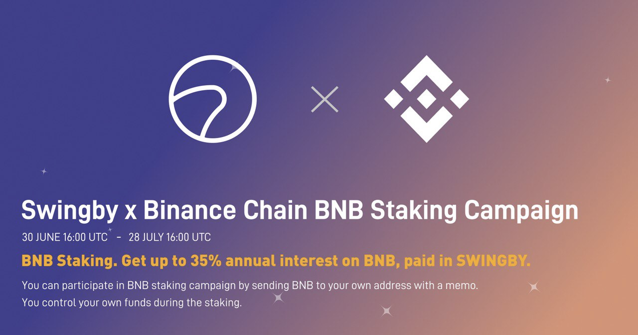 Update to the BNB Staking Promotion | by Swingby Protocol | Swingby  Protocol | Medium