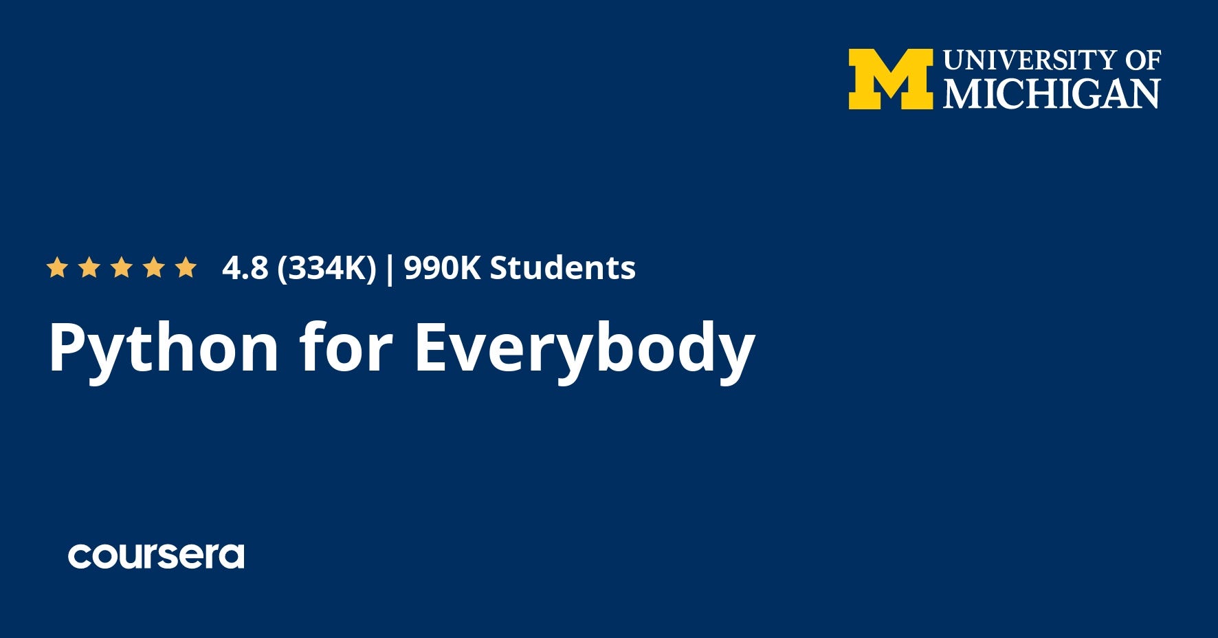 python-for-everybody-coursera-university-michigan-review
