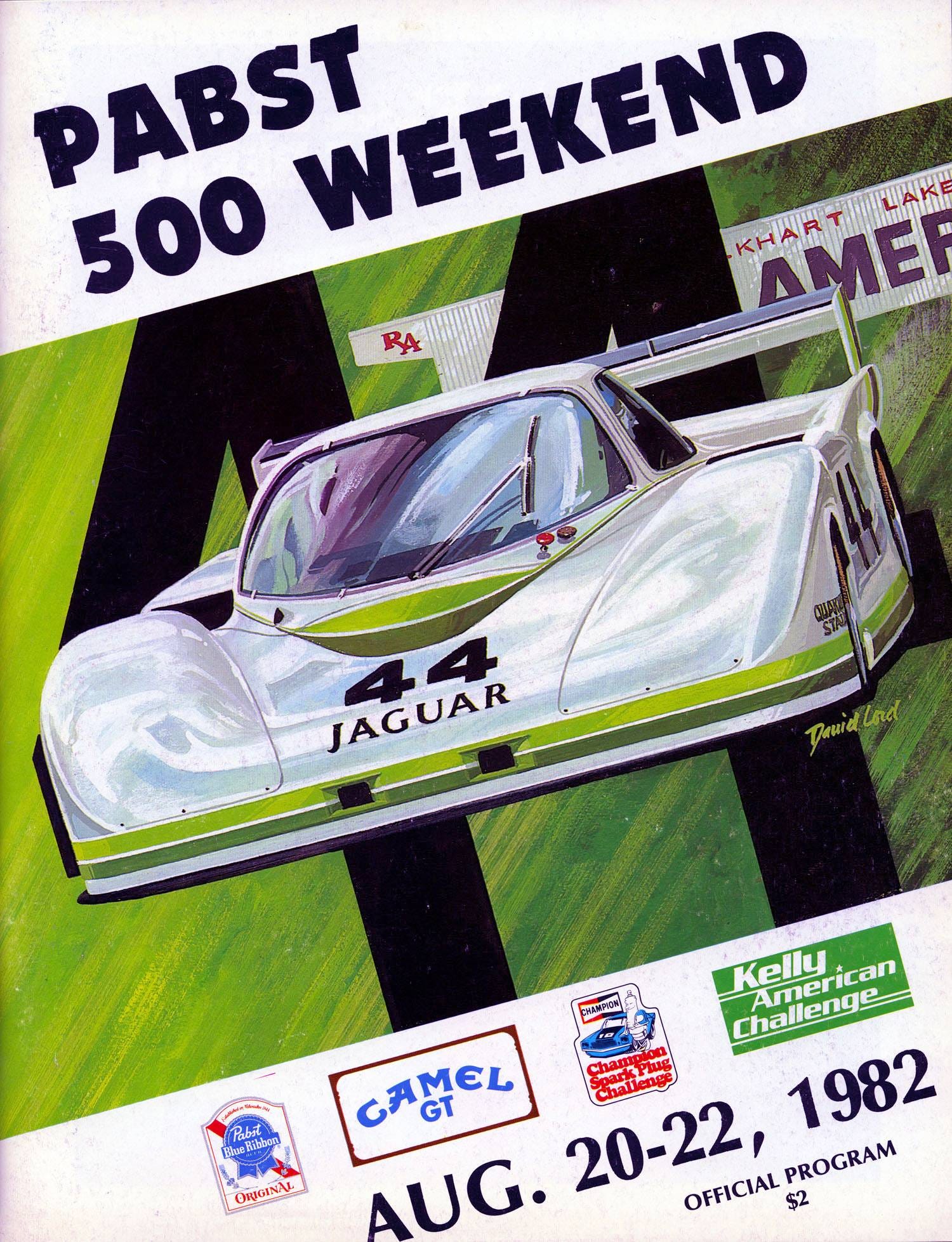 Photo Vintage 1980s - Pitstop Jaguar XJR-5 Group 44 - Bob Tullius Bill Adam