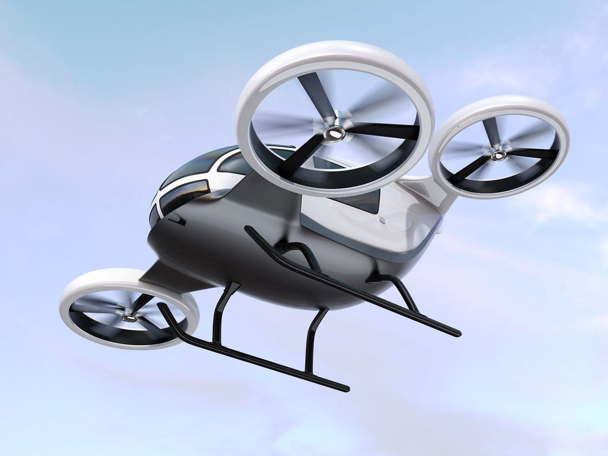 Flying Vehicle Component Draws Crowds at CES 2025, image size:1200x900