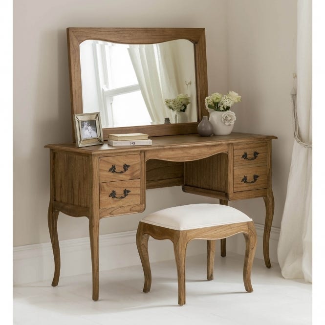 white christmas dresses Flutrina Painted Dressing Table with LED Mirror - Bedroom Vanity