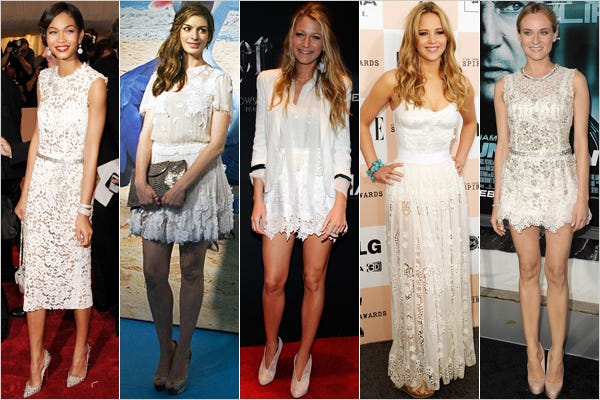 Fashion Focus: Lace Dresses and Skirts | by Shirley Jones Luke | Medium