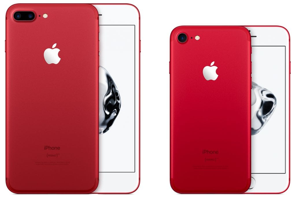 Apple'dan RED iPhone 7 ve iPhone 7 Plus sürprizi | by dijitolog