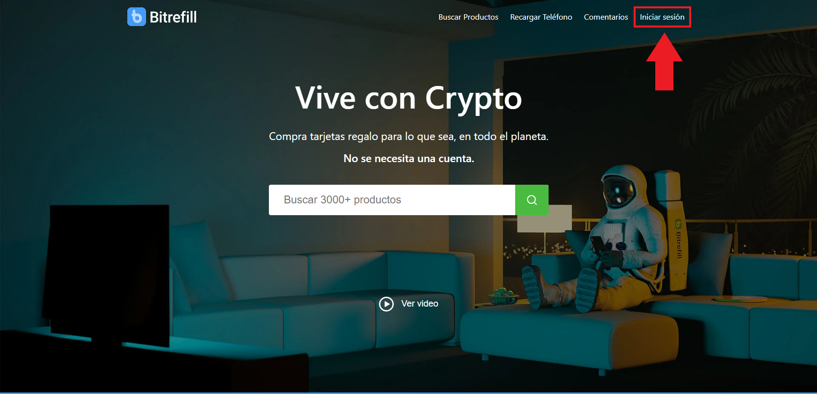 Tutorial: Comienza con una cuenta en Bitrefill. | by Bitrefill | Bitrefill  en Español | Medium