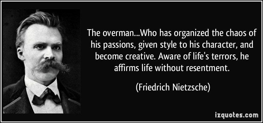 Friedrich Nietzsche’s quote. 