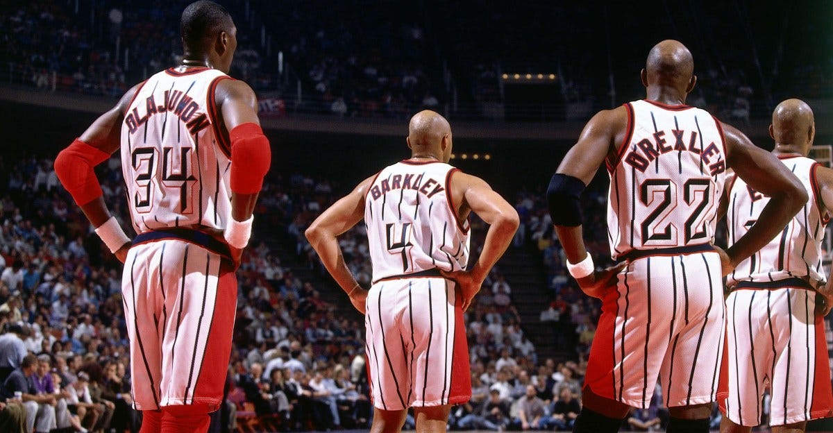 Remember When Olajuwon, Drexler, and Barkley Grouped Together and 