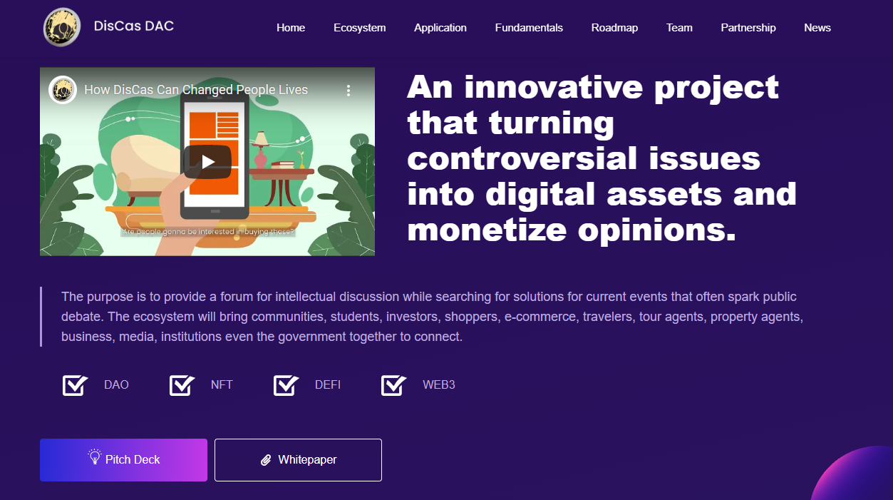 DisCas. What is DisCas? | by BTC Max | Medium
