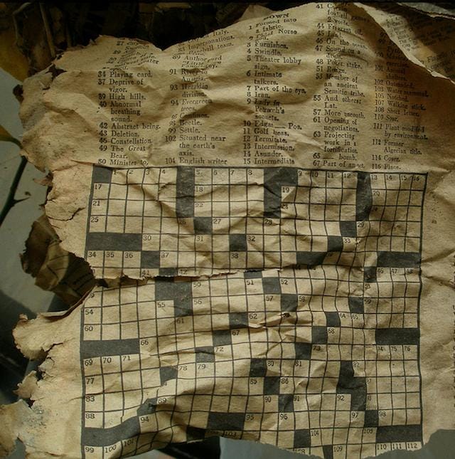 The shape of clues to come: the crossword at 100 | by the awl | the awl |  medium