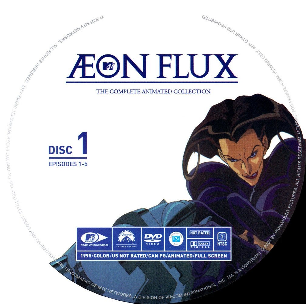 Aeon Flux Complete Animated Series DVD Set, image size:1008x1000