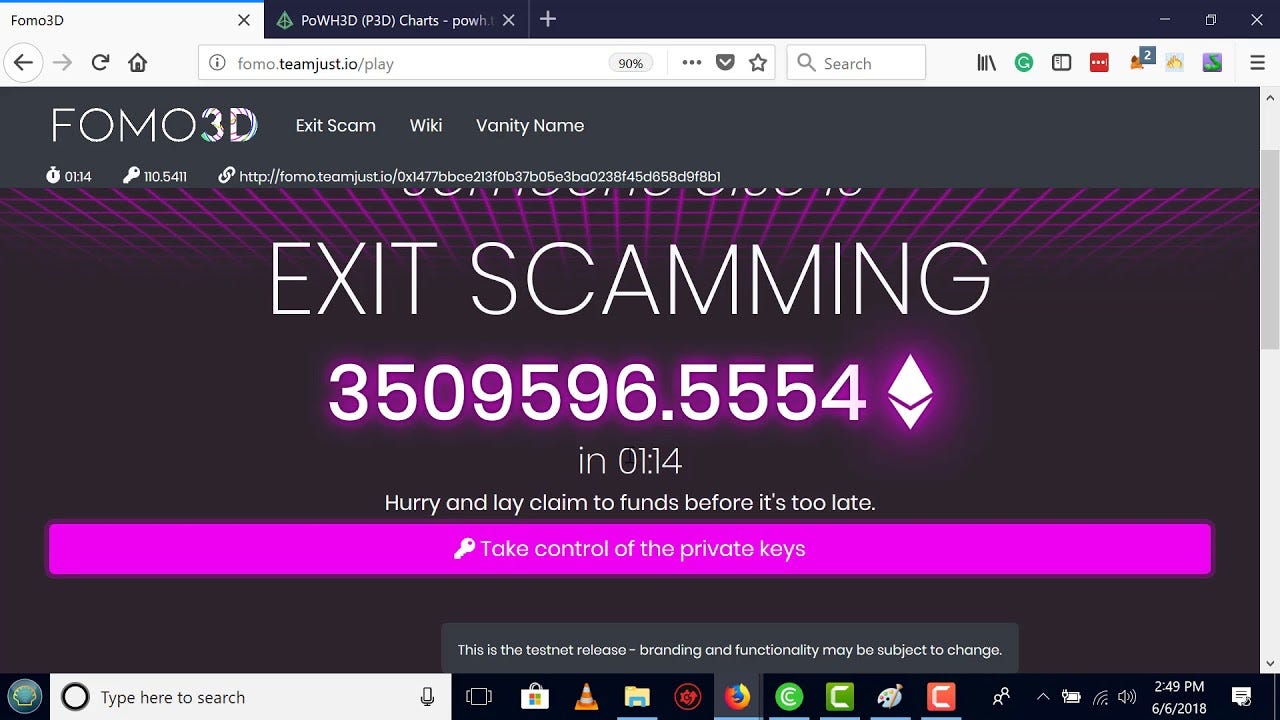 The Genius of FOMO3D. 새로운 형태의 블록체인 기반 도박게임의 기틀을 제시한 FOMO3D | by Sigrid Jin  | tokeonomy | Medium