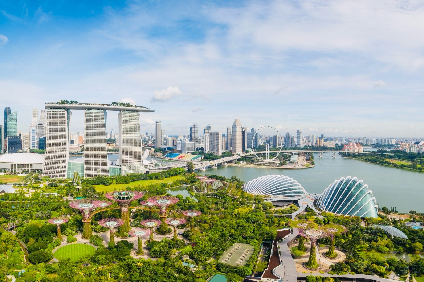 Singapore Marina Bay and Gardens by the Bay