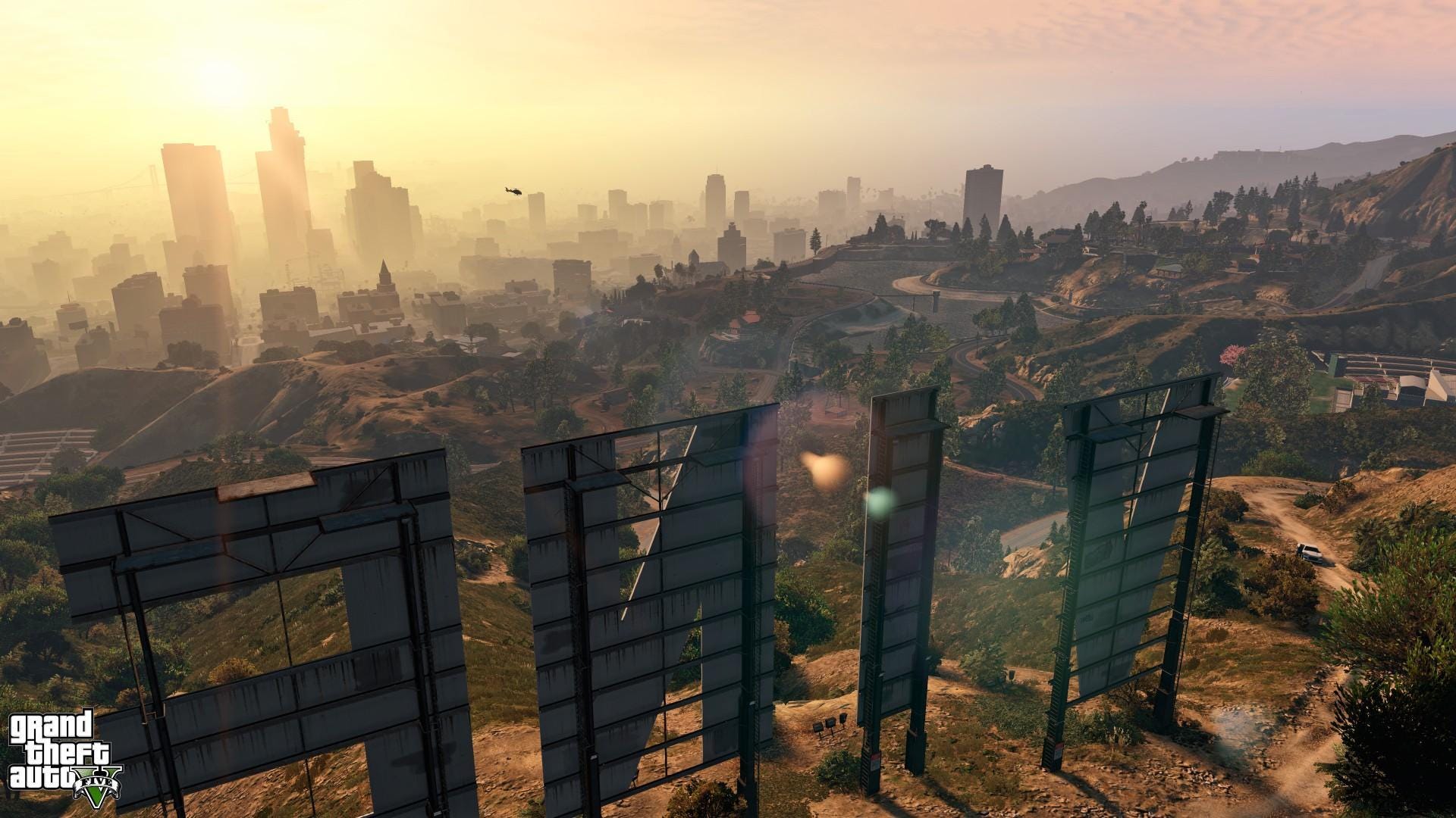 Vista de Los Santos em Grand Theft Auto V