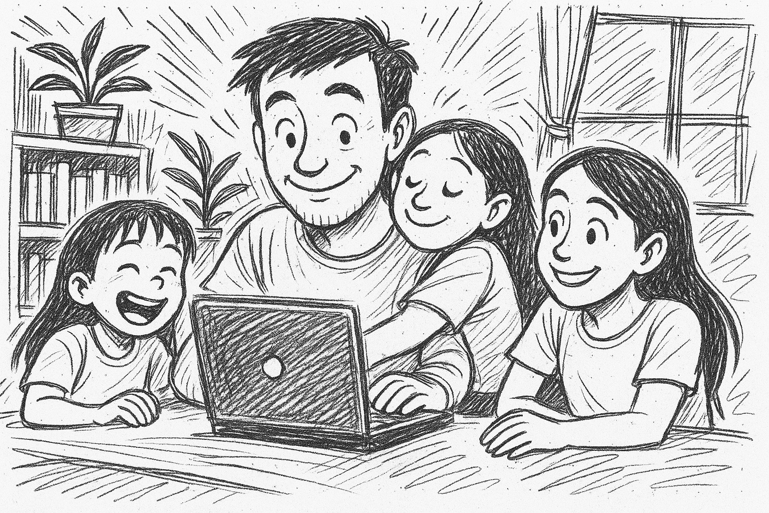 Parenting Your Work. Thoughts from raising three daughters… | by Noah  Shrader | Medium, image size:1536x1024