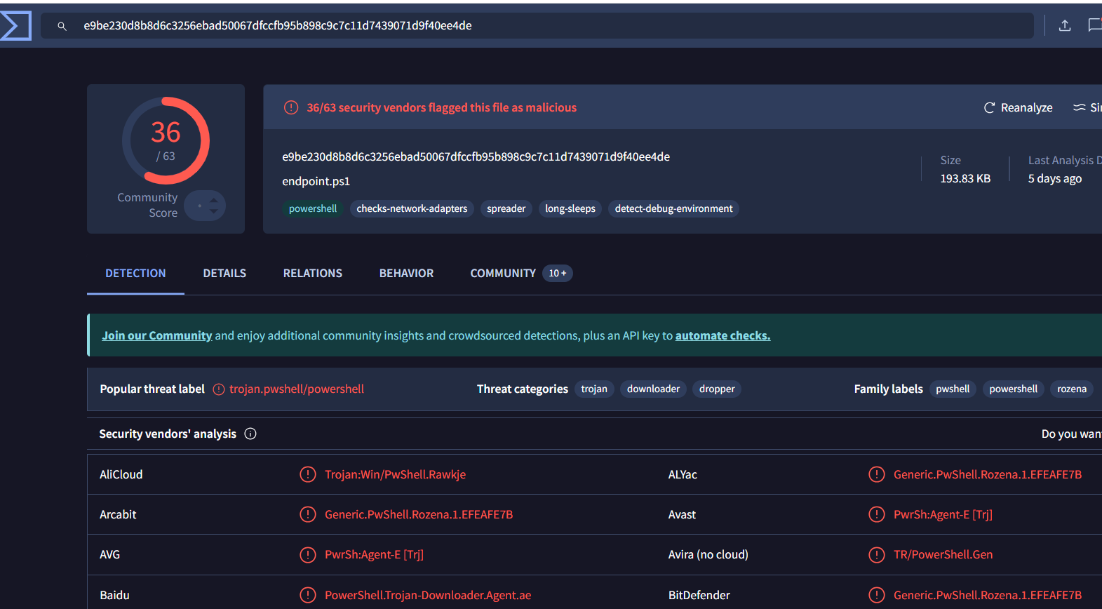 cso アカウント SOC153 — Suspicious Powershell Script Executed EventID: 101 | by