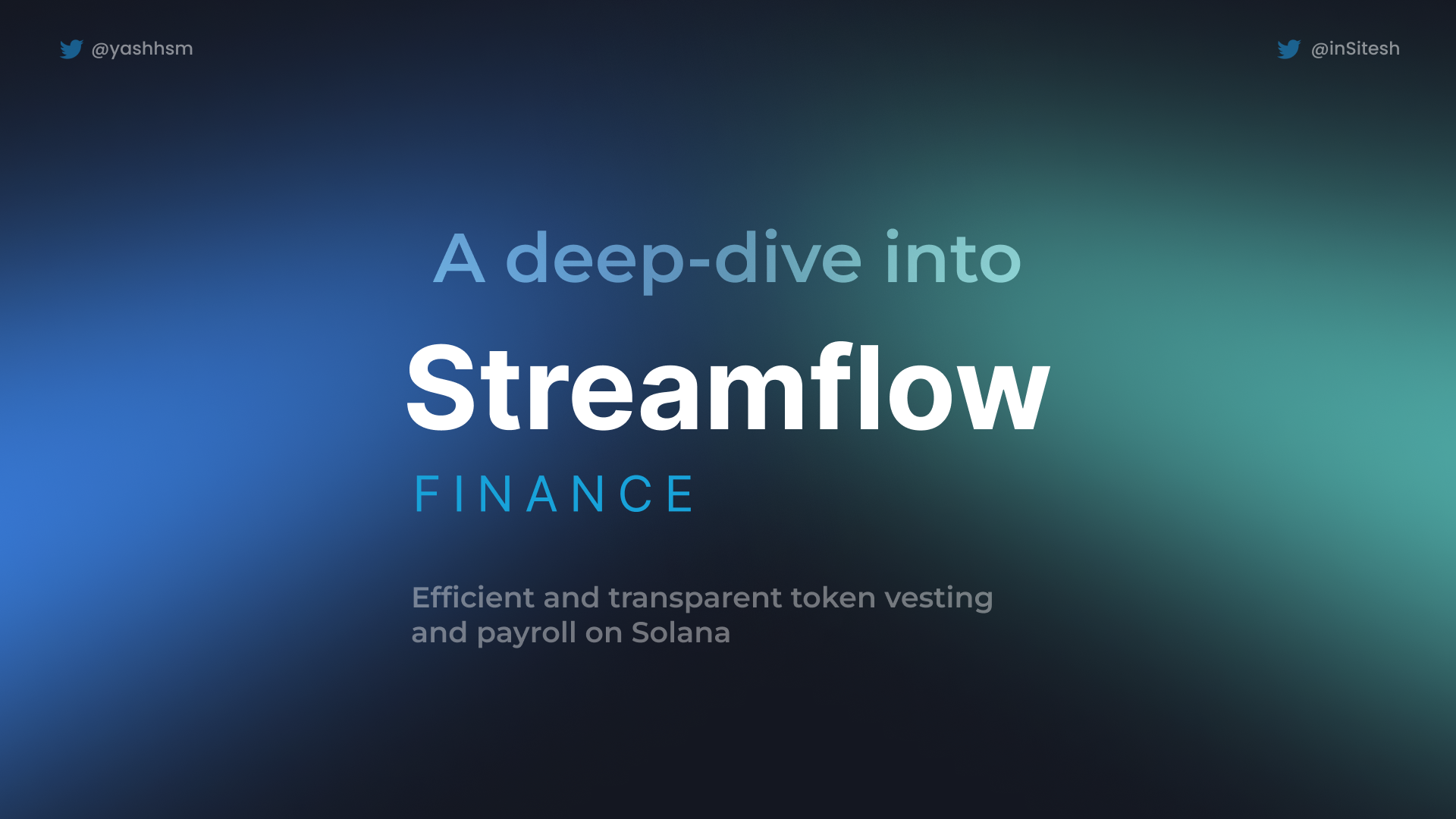 Streamflow: Enabling streaming payments on Solana — A Deep Dive | by Sitesh  Kumar Sahoo | Medium