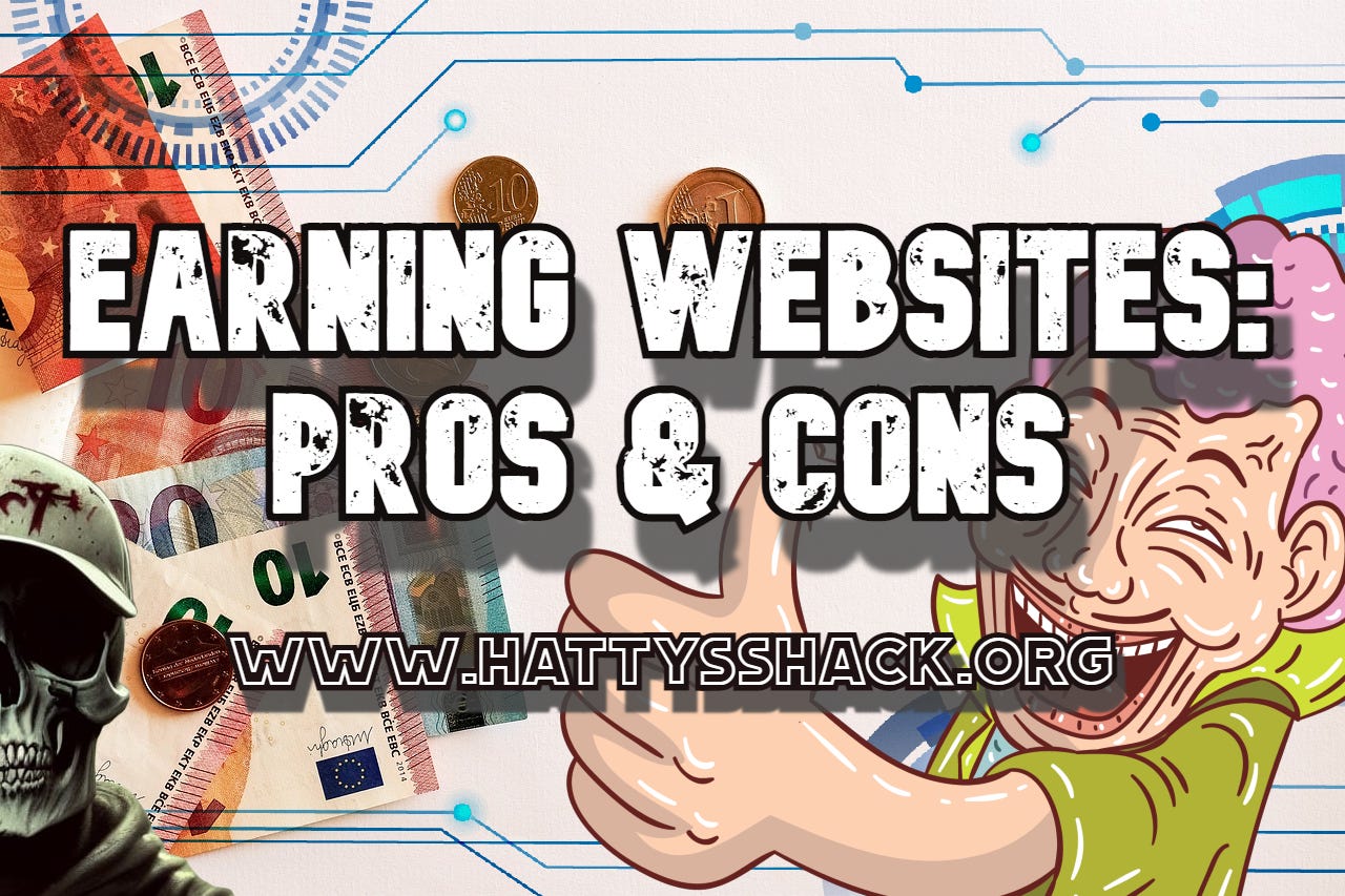 Earning Websites: Pros & Cons. There are a lot of earning websites out… |  by Learn With Hatty | Coinmonks | Medium