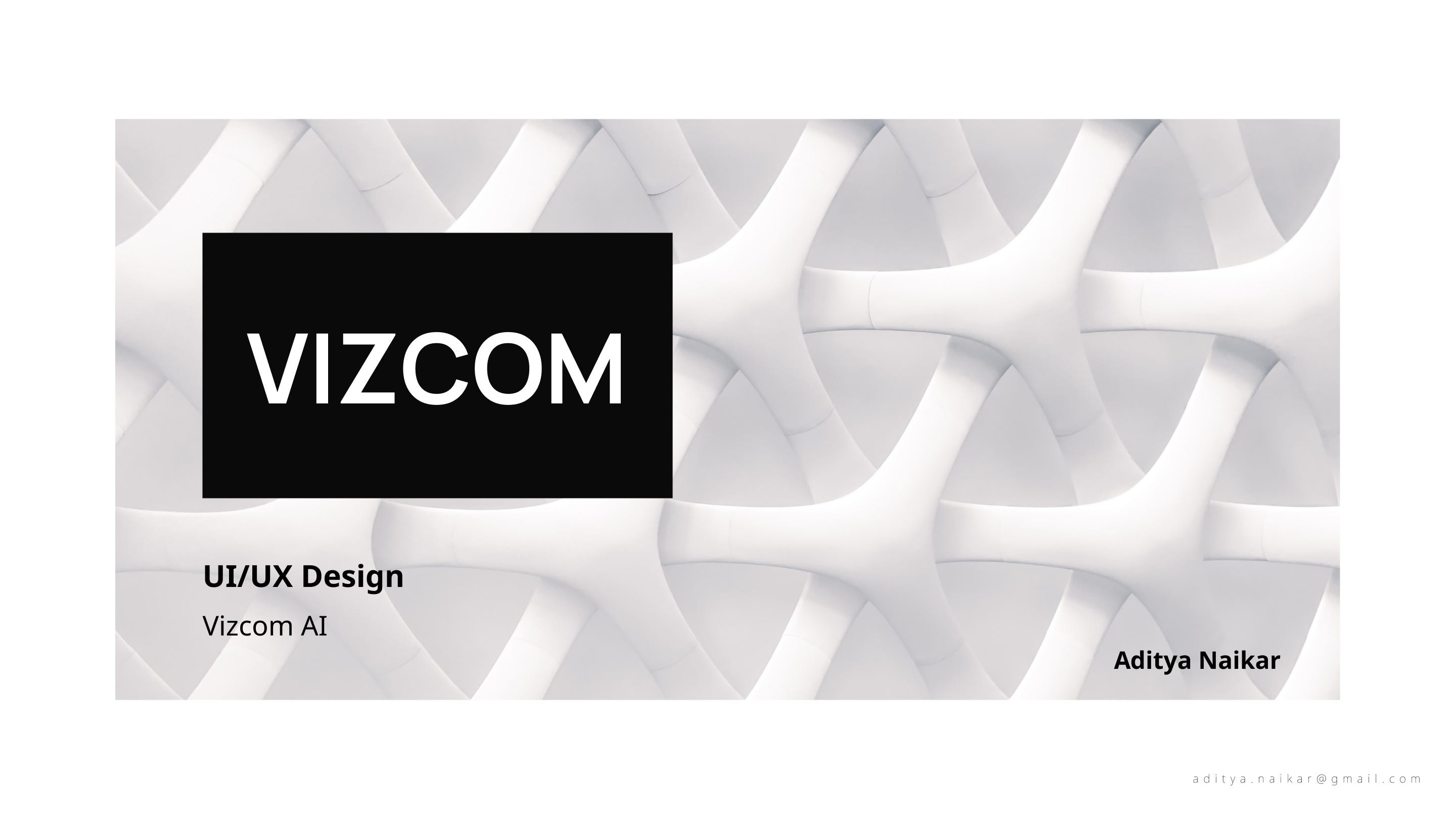 Vizcom AI / App design. About | by Aditya Naikar | Bootcamp | Medium
