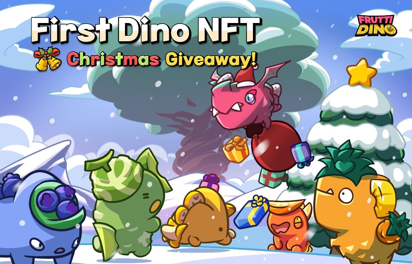 Frutti Dino NFT Christmas Giveaway Event | by Frutti Dino | Medium