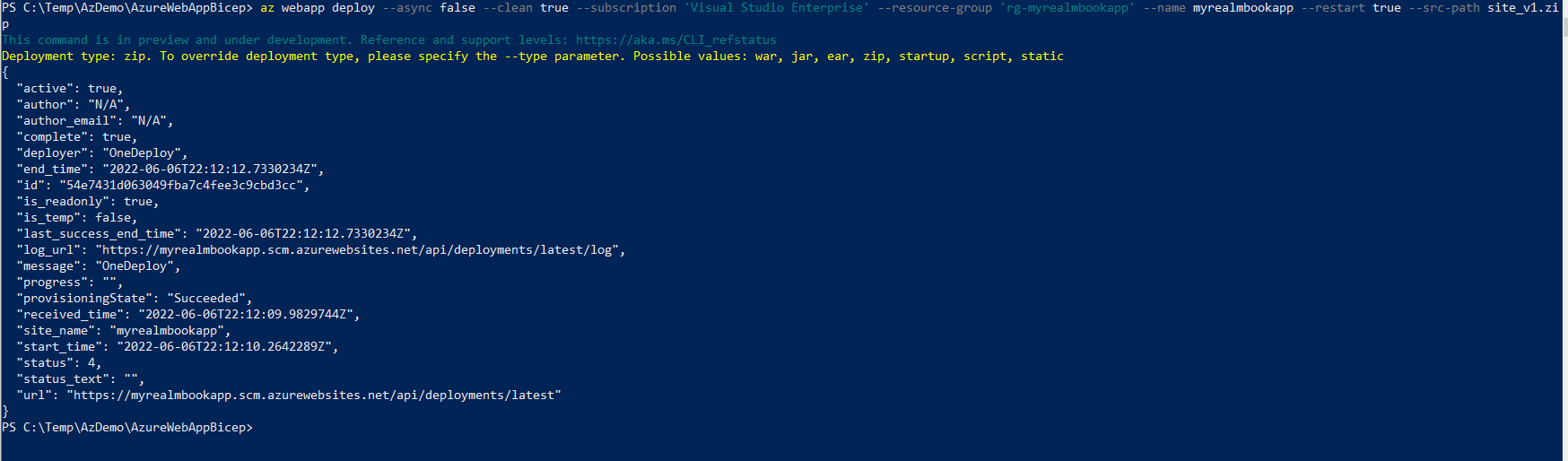 Automate Deployment of Azure Web App Using Bicep Template | by