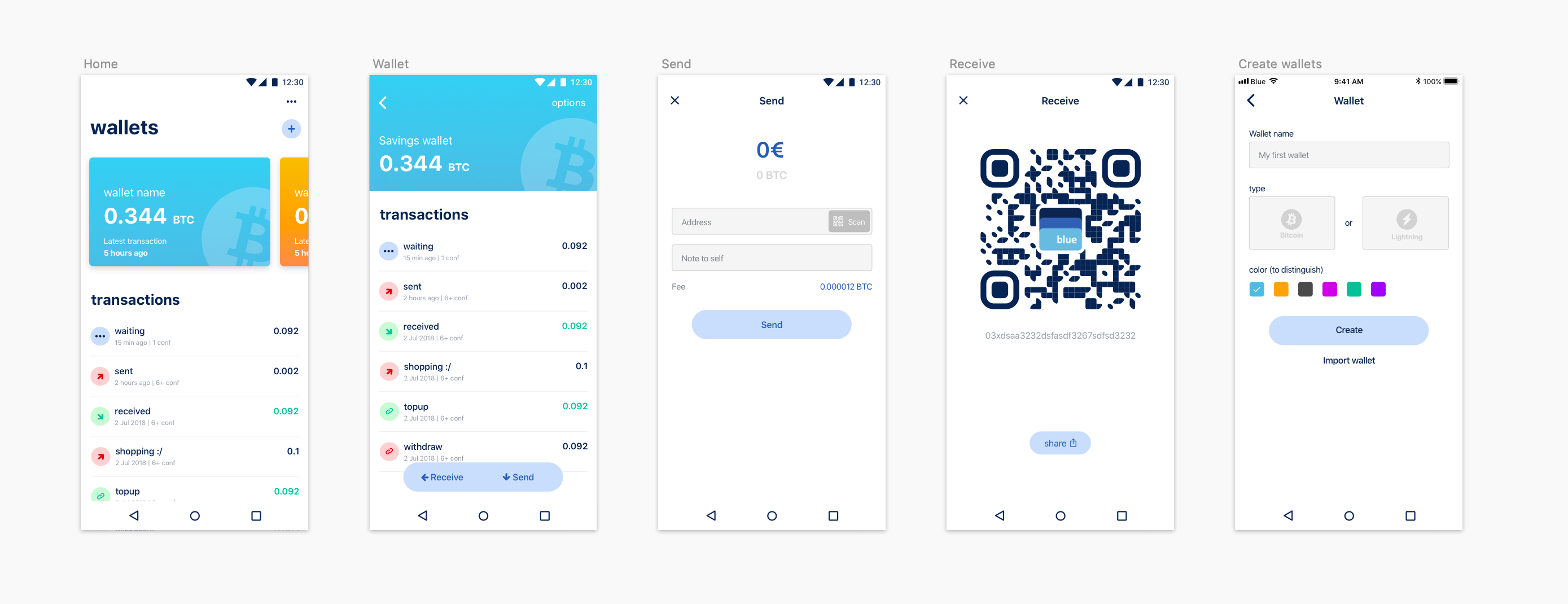 A new Bitcoin wallet for Android-Announcing Bluewallet | by Nuno Coelho |  bluewallet | Medium