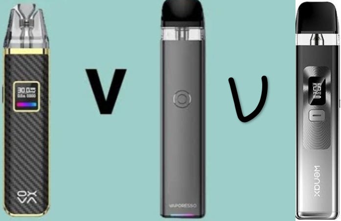 Best Pod Device of 2023. Oxva Xlim Pro vs Xros 3 vs Wenax Q | by Syed Ahmed  Hassan